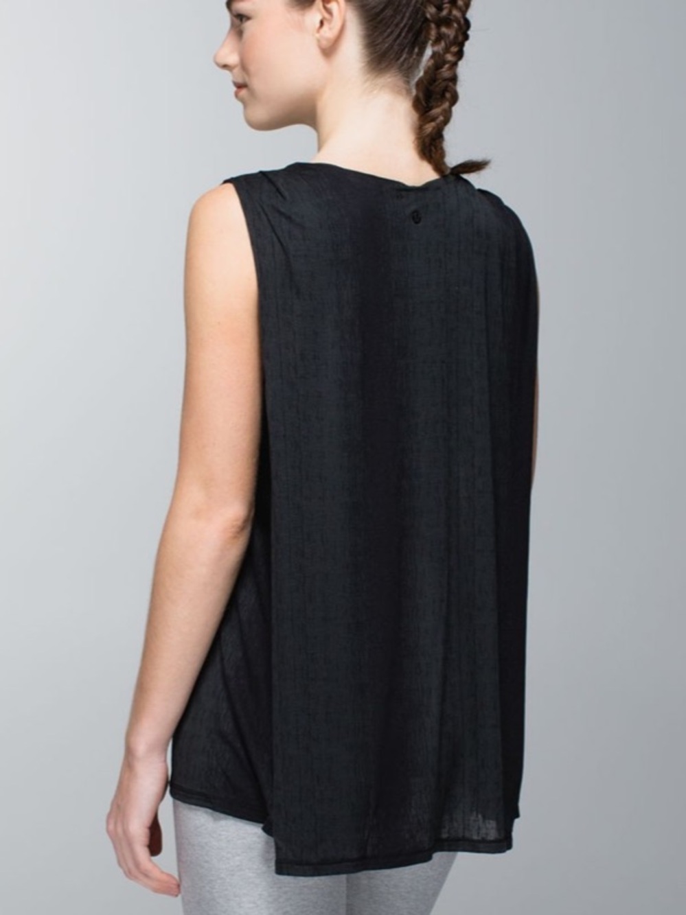 Lululemon Salutation To Savasana Tank
in Misty Stripe Burnout Black